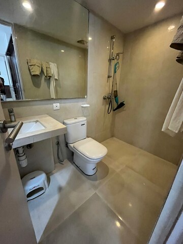 Bathroom in 1 BHK Apartment at One Hiranandani Park, Ghodbunder Road – for Rent