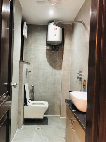 Bathroom in 3 BHK Builder Floor at Saket – for Rent