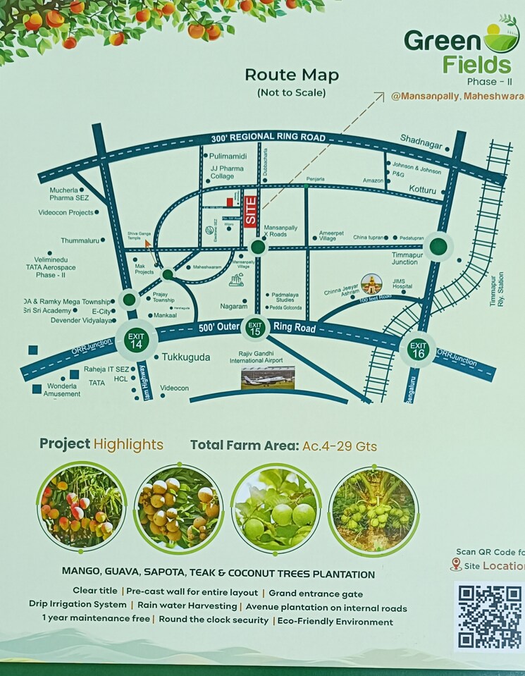 Map Location, kothur  165 Sq.Yd. Plot In Kothur Hyderabad 7982829