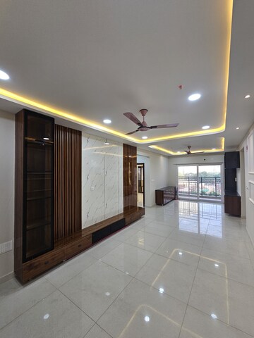 Living Room in 3 BHK Apartment at Prestige Tranquil, Kokapet – for Rent
