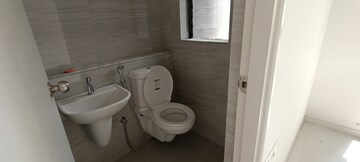 Bathroom in 1 BHK Apartment at Runwal Gardens, Dombivli East – for Rent