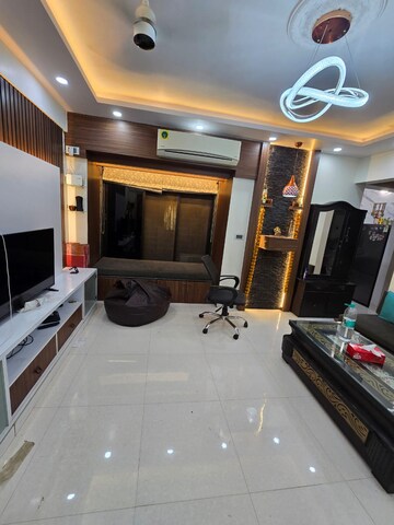 Master Bedroom in 1 BHK Apartment at Swastik Residency 1, Ghodbunder Road – for Rent