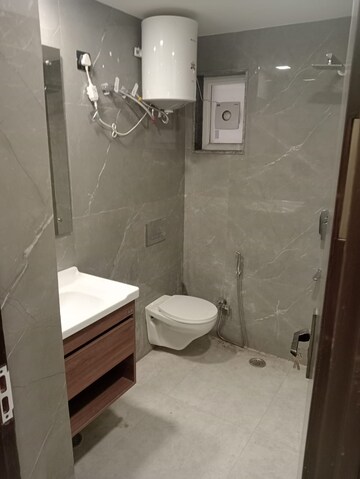 Bathroom in 3 BHK Builder Floor at Paschim Vihar – for Rent