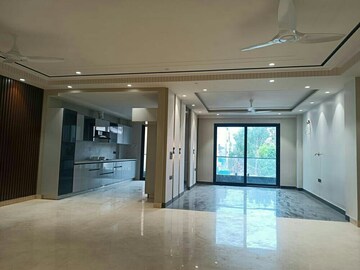Living Room in 3 BHK Builder Floor at Paschim Vihar – for Rent