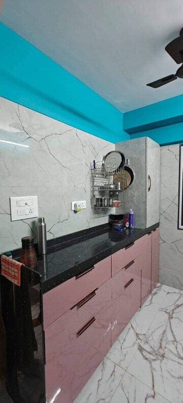 Kitchen in 2 BHK Apartment at DLasa Heights, Nalasopara East – for Rent