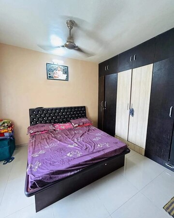 Bedroom in 1 BHK Apartment at Agarwal Vrindavan Gardens, Vasai East – for Sale