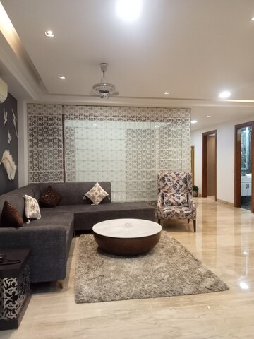 Living Room in 3 BHK Builder Floor at Ram Vihar – for Rent