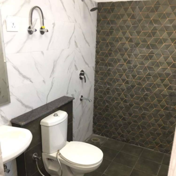 Bathroom in 3 BHK Apartment at NK Sharma Savitry Greens, Vip Road – for Sale