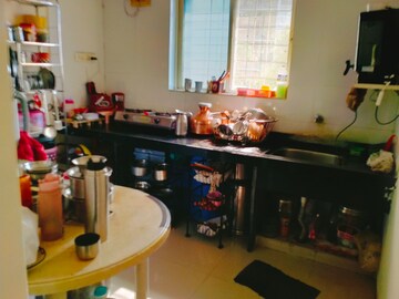Kitchen in 1 BHK Apartment at Goel Ganga Cypress, Tathawade – for Rent