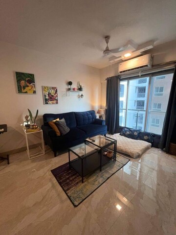 Living Room in 1 BHK Apartment at Mehta Harmony, Vasai East – for Rent