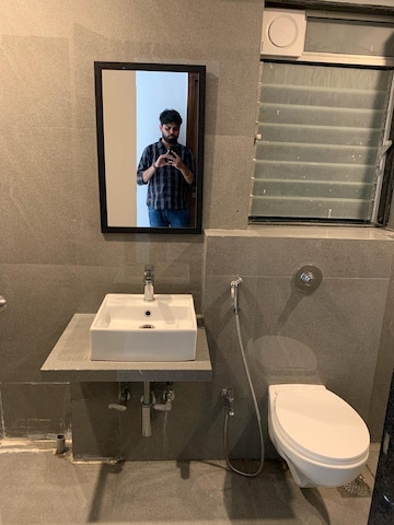 Bathroom in 2 BHK Apartment at Mayfair The View, Vikhroli West – for Rent