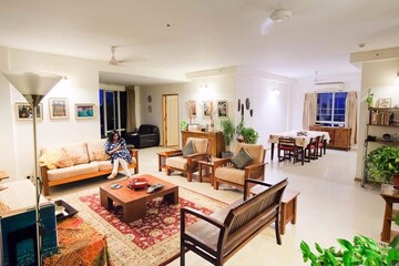 Living Room in 5 BHK Penthouse at Unitech The Close North, Sector 50 – for Rent