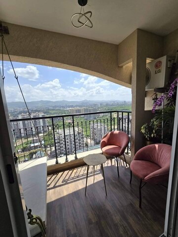 Balcony in 2 BHK Apartment at Shree Ganesh Imperial Heritage, Nalasopara East – for Rent