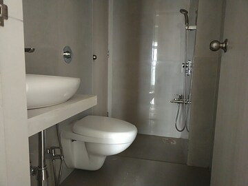 Bathroom in 2 BHK Apartment at Vihang Vermont, Ghodbunder Road – for Rent