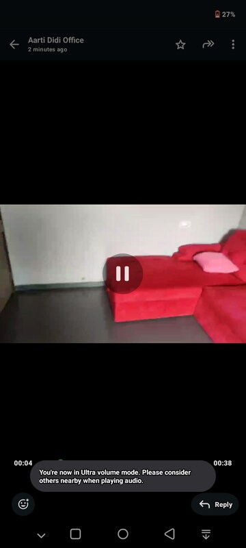 Bedroom in 1 BHK Apartment at Mahavir Kalpavruksha, Ghodbunder Road – for Rent