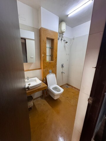 Bathroom in 3 BHK Apartment at Lodha Splendora, Ghodbunder Road – for Rent