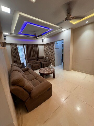 Living Room in 3 BHK Apartment at Lodha Splendora, Ghodbunder Road – for Rent