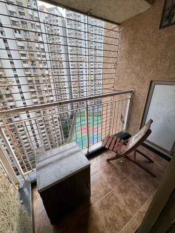 Balcony in 3 BHK Apartment at Lodha Splendora, Ghodbunder Road – for Rent