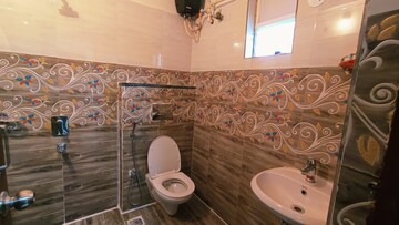 Bathroom in 3 BHK Apartment at Elemental Earthwoods, Kokapet – for Rent