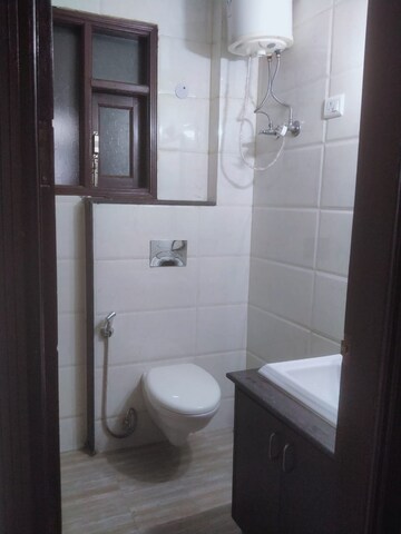 Bathroom in 2 BHK Builder Floor at Freedom Fighters Enclave – for Rent