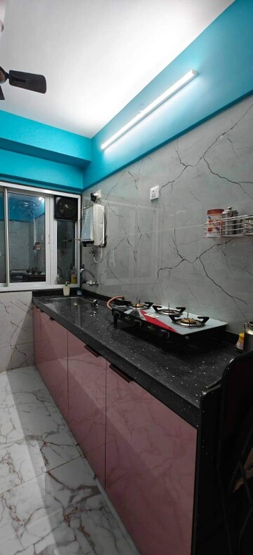 Kitchen in 1 BHK Apartment at Sunidhi Park, Vasai East – for Rent