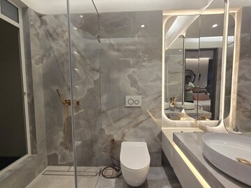 Bathroom in 3 BHK Apartment at Godrej Emerald, Ghodbunder Road – for Sale