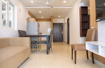 Living Room in 2 BHK Apartment at Golf Edge, Gachibowli – for Rent