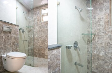 Bathroom in 2 BHK Apartment at Golf Edge, Gachibowli – for Rent