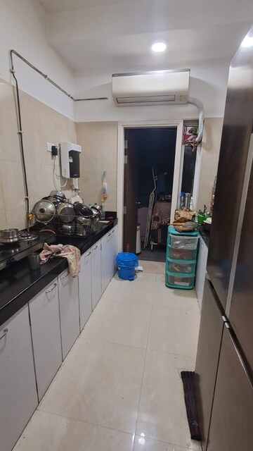 Kitchen in 2 BHK Apartment at L&T Crescent Bay T2, Parel – for Rent