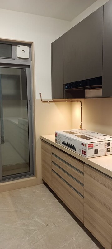 Kitchen in 3 BHK Apartment at Piramal Vaikunth, Balkum Pada – for Rent