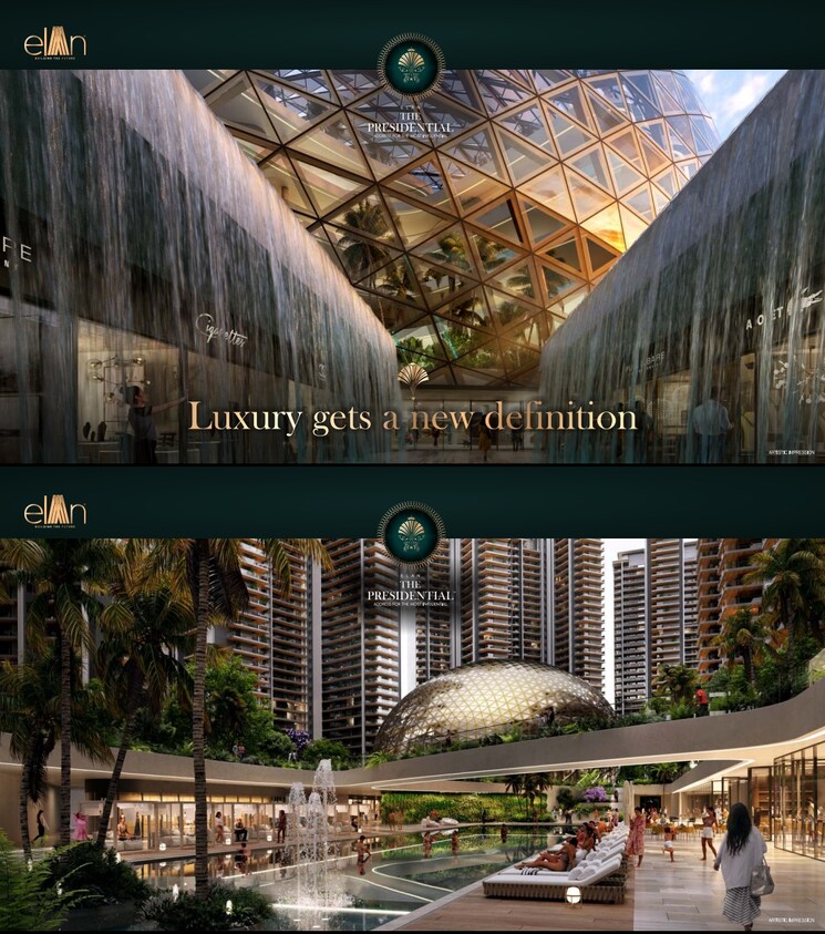 Exterior View, elan-the-presidential 4 Bedroom 4500 Sq.Ft. Apartment In Sector 106 Gurgaon 7984078