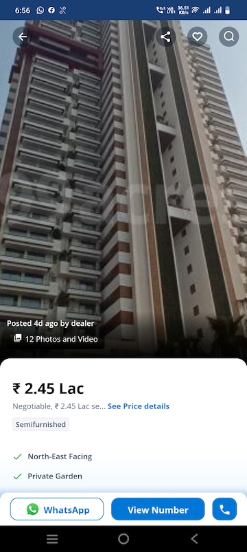 5 BHK Apartment – Exterior View View at ABA County 107, Sector 107 - for Rent