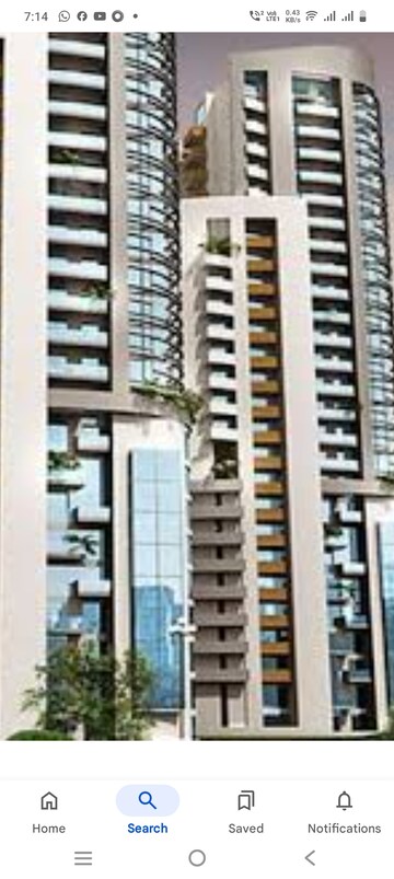 3 BHK Apartment – Exterior View View at 3C Lotus 300, Sector 107 - for Rent