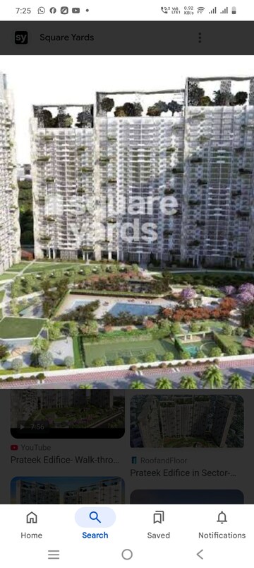 3 BHK Apartment For Rent in Prateek Edifice, Sector 107