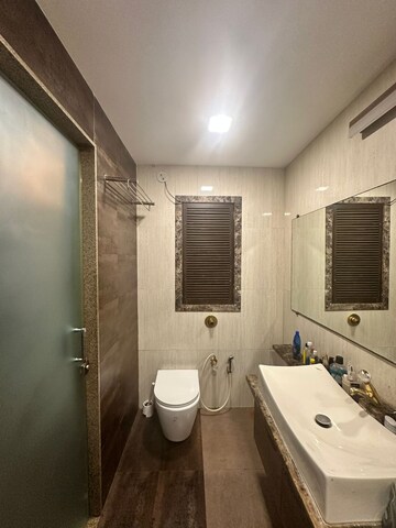 Bathroom in 3 BHK Apartment at Arihant Sparsh Vashi, Sector 26 – for Rent