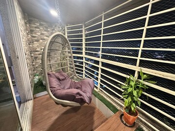 Balcony in 3 BHK Apartment at Arihant Sparsh Vashi, Sector 26 – for Rent
