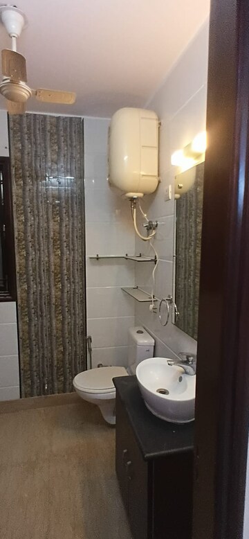 Bathroom in 3 BHK Builder Floor at Shivalik Colony – for Rent