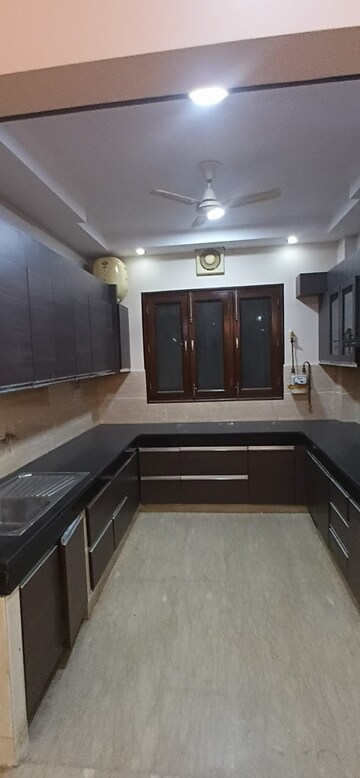 Kitchen in 3 BHK Builder Floor at Shivalik Colony – for Rent