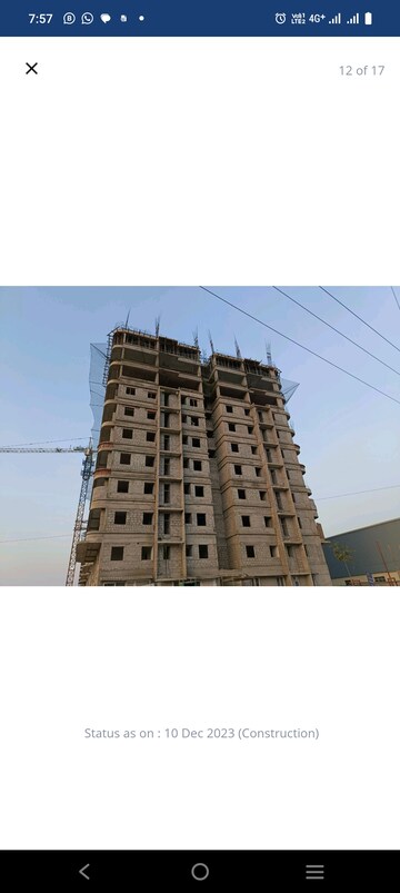 2 BHK Apartment – Exterior View View at Rubrick Tripura, Gandi Maisamma - for Sale