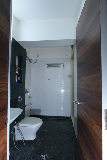 Bathroom in 3 BHK Apartment at Lodha Splendora, Ghodbunder Road – for Rent