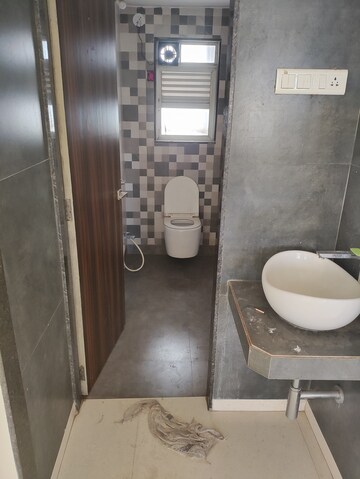 Bathroom in 3 BHK Apartment at Bhagwati Eminence, Nerul – for Rent