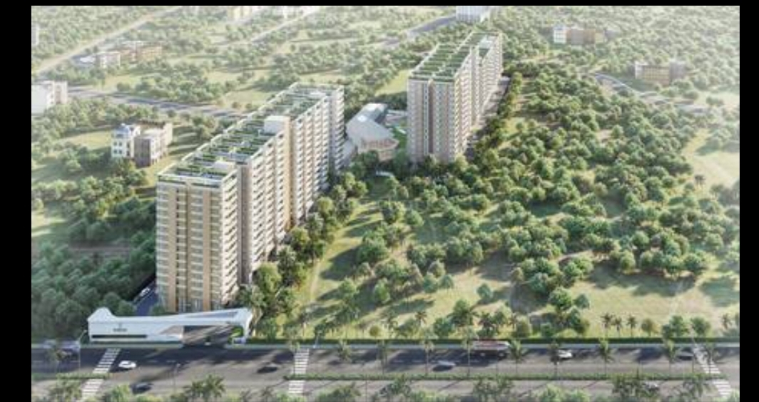 2 BHK + Pooja Room,Servant Room,Study Room,Extra Room 1135 Sq.Ft. Apartment in Rubrick Tripura