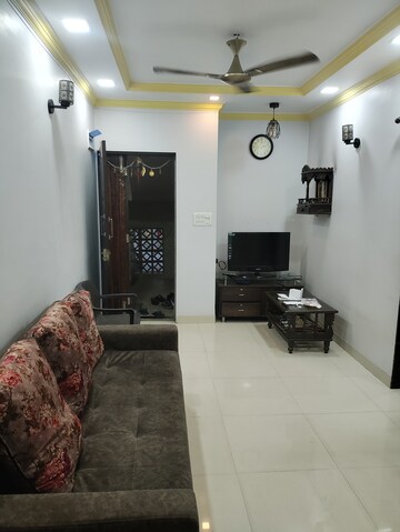 Living Room in 1 BHK Apartment at Kendriya Vihar Seawoods, Seawoods West – for Rent