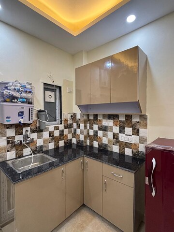Kitchen in 1 RK Builder Floor at Ansal Sushant Lok I, Sector 43 – for Rent