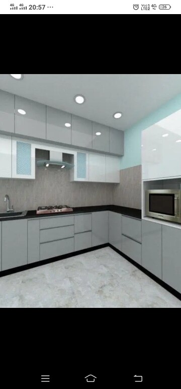 Kitchen in 3 BHK Apartment at Mahagun Mywoods, Sector 16c Greater Noida – for Rent