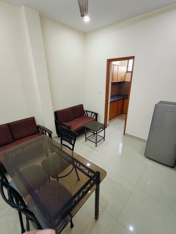 Living Room in 1 BHK Builder Floor at Ansal Sushant Lok I, Sector 43 – for Rent