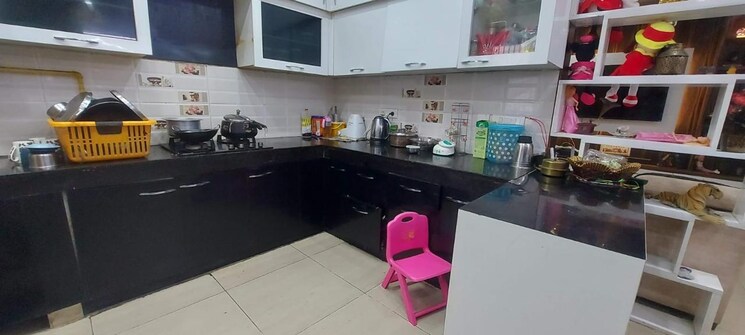 Kitchen, charms-castle 3 Bedroom 1500 Sq.Ft. Apartment In Raj Nagar Extension Ghaziabad 7984488