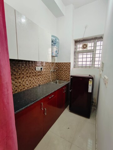 Kitchen in 1 BHK Builder Floor at Ansal Sushant Lok I, Sector 43 – for Rent