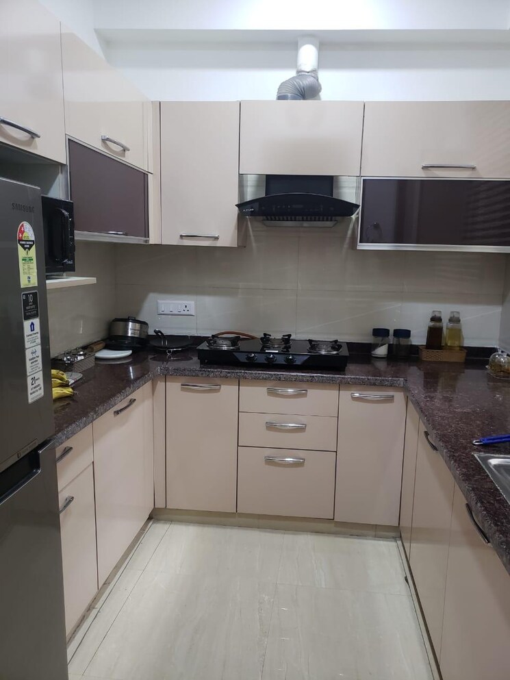 Kitchen, bainsla-huda-floors 3 Bedroom 1400 Sq.Ft. Builder Floor In Sector 51 Gurgaon 7984553