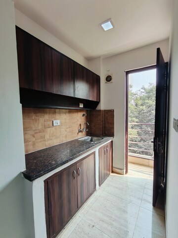Kitchen in 1 RK Builder Floor at Ansal Sushant Lok I, Sector 43 – for Rent